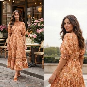 Spell and the Gypsy Anne Organic Cotton Midi Dress